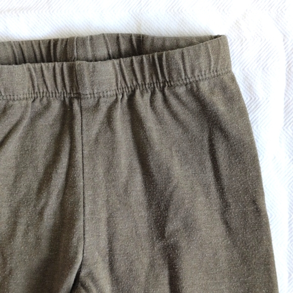 DKNY olive green leggings 2T toddler girls - Picture 3 of 5